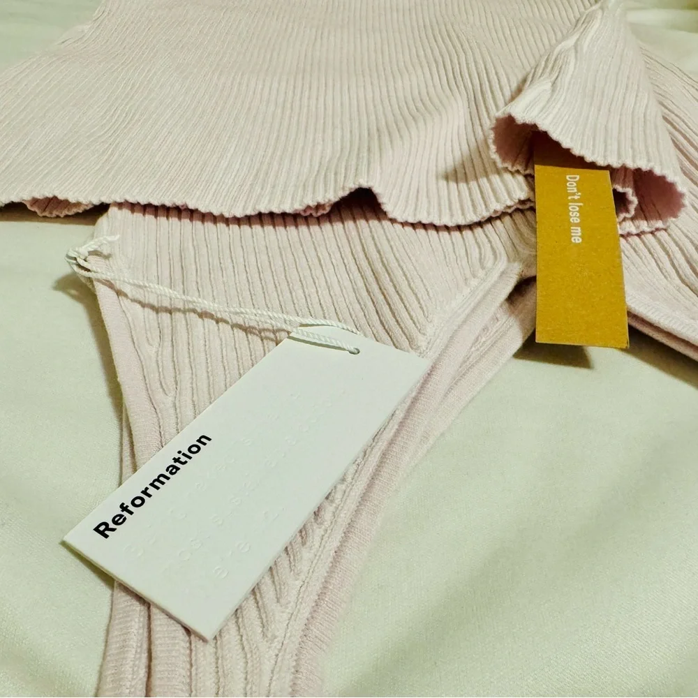 NWT Reformation Heron Cotton Sweater Dress - Picture 3 of 3